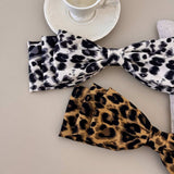 2 Piece Leopard Bow Hair Clip - Trendsi - Flyclothing LLC