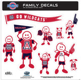 Arizona Wildcats Family Decal Set Large - Arizona Wildcats - Flyclothing LLC