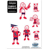 Mississippi Rebels Family Decal Set Small - Mississippi Rebels - Flyclothing LLC