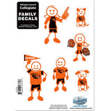 Oregon St. Beavers Family Decal Set Small - Oregon St. Beavers - Flyclothing LLC