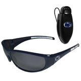 Penn St. Nittany Lions Wrap Sunglass with Visor Clip - Penn St. Nittany Lions - Flyclothing LLC