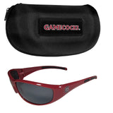 S. Carolina Gamecocks Wrap Sunglass and Case Set - Siskiyou Buckle - Flyclothing LLC