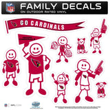 Arizona Cardinals Family Decal Set Large - Arizona Cardinals - Flyclothing LLC