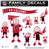 Atlanta Falcons Family Decal Set Large - Atlanta Falcons - Flyclothing LLC