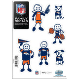 Denver Broncos Family Decal Set Small - Denver Broncos - Flyclothing LLC