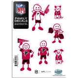 Atlanta Falcons Family Decal Set Small - Atlanta Falcons - Flyclothing LLC