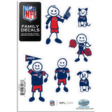 New England Patriots Family Decal Set Small - New England Patriots - Flyclothing LLC