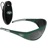 New York Jets Wrap Sunglass with Visor Clip - New York Jets - Flyclothing LLC