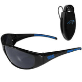 Carolina Panthers Wrap Sunglass with Visor Clip - Carolina Panthers - Flyclothing LLC