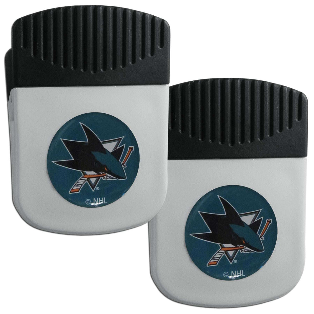 San Jose Sharks Clip Magnet with Bottle Opener 2 pack - San Jose Sharks - Flyclothing LLC