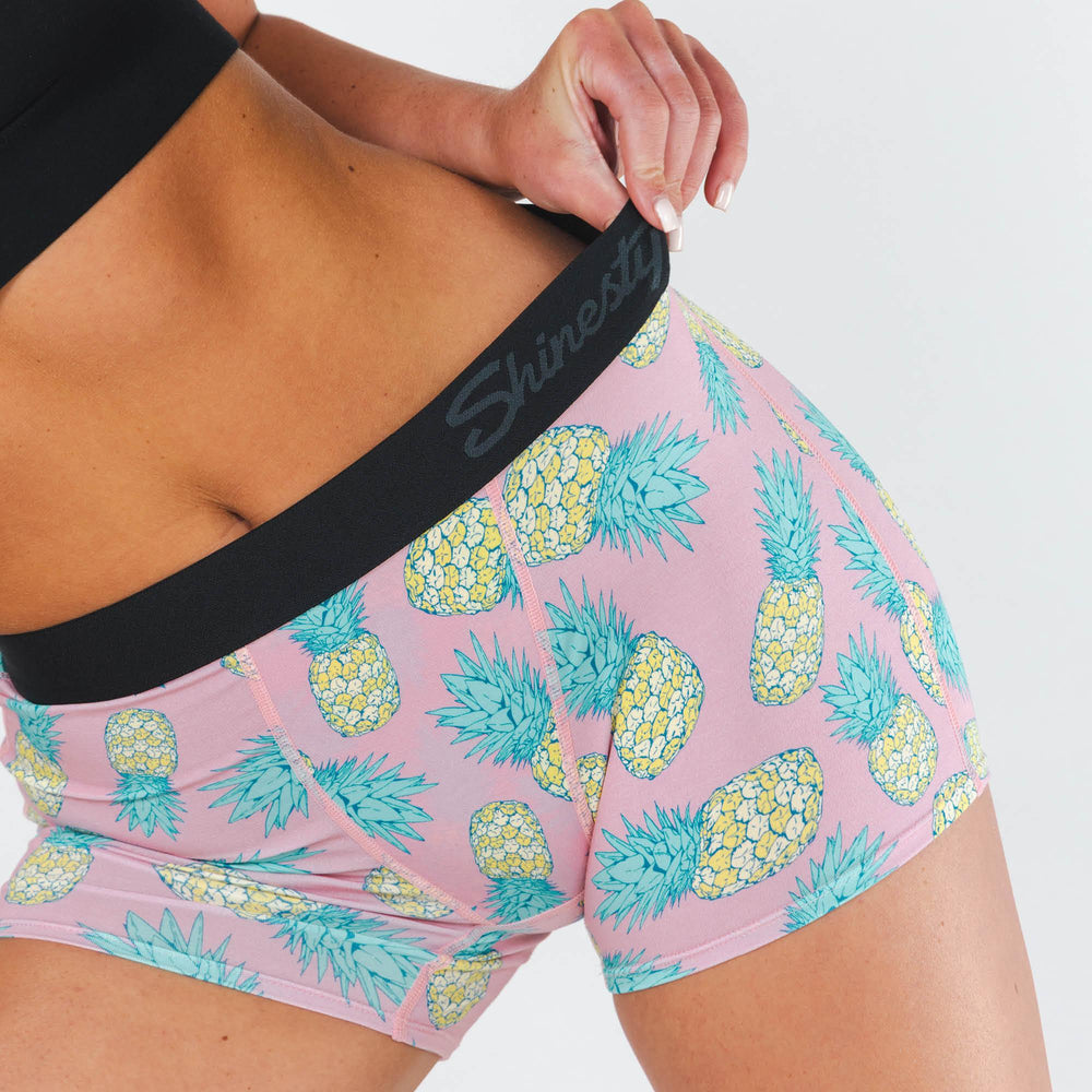 The Fineapples | Pineapples Women’s Boxers - Shinesty - Flyclothing LLC