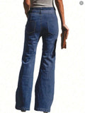 Tied Flare Jeans with Pockets - Trendsi - Flyclothing LLC