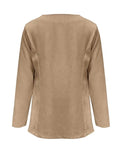 Open Front Long Sleeve Cardigan - Trendsi - Flyclothing LLC