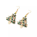 Christmas Tree Dangle Earrings - Trendsi - Flyclothing LLC