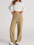 High Waist Wide Leg Pants - Trendsi - Flyclothing LLC