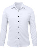 Men's Button Down Long Sleeve Shirt - Trendsi - Flyclothing LLC