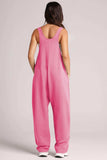 Wide Strap Jumpsuit with Pockets - Trendsi - Flyclothing LLC