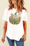 Pumpkin Graphic Round Neck Short Sleeve T-Shirt - Trendsi - Flyclothing LLC