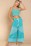 POL Elastic Waistband Wide Leg Pants with Drawstring - Trendsi - Flyclothing LLC