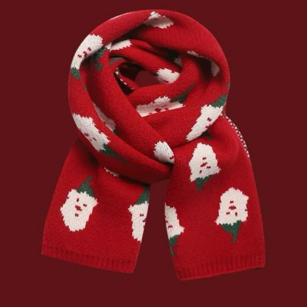 Christmas Knitted Scarf - Trendsi - Flyclothing LLC