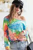 BiBi Tie Dye Soft Knit Jersey T-Shirt - Trendsi - Flyclothing LLC