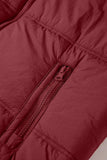 Drawstring Zip Up Hooded Vest Coat - Trendsi - Flyclothing LLC