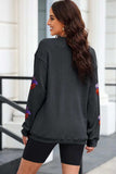 Sequin Pumpkin Long Sleeve Sweatshirt - Trendsi - Flyclothing LLC