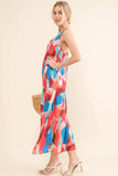 And the Why Printed Crisscross Back Cami Dress - Trendsi - Flyclothing LLC