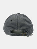 Embroidered Heart Washed Cotton Baseball Cap - Trendsi - Flyclothing LLC