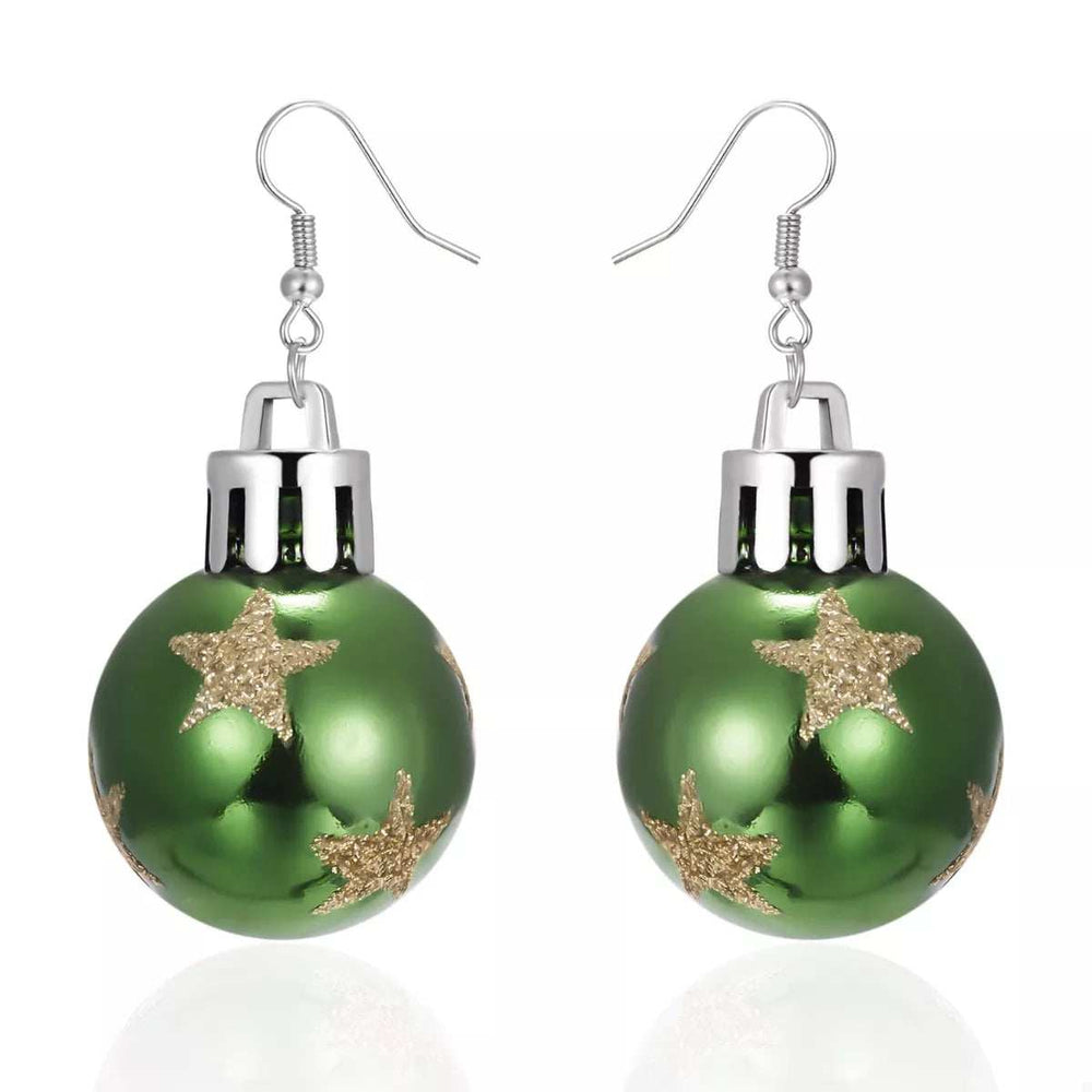 Christmas Ball Drop Earrings - Trendsi - Flyclothing LLC
