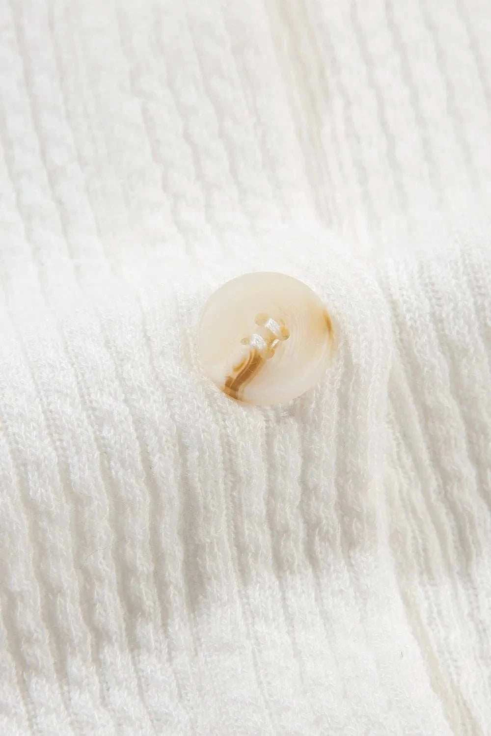 Button Up Long Sleeve Shacket - Trendsi - Flyclothing LLC