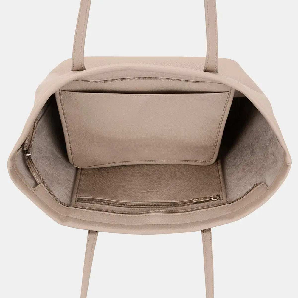 David Jones PU Leather Tote Bag - Trendsi - Flyclothing LLC