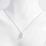 925 Sterling Silver Zircon Pendant Necklace - Trendsi - Flyclothing LLC