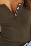 Quarter Button Wide Strap Tank - Trendsi - Flyclothing LLC