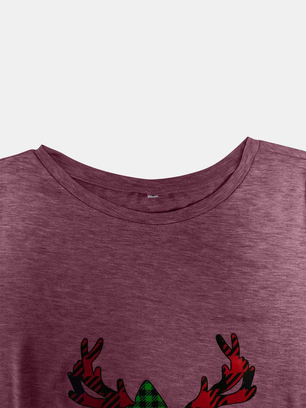 Full Size Reindeer Round Neck Long Sleeve T-Shirt - Trendsi - Flyclothing LLC
