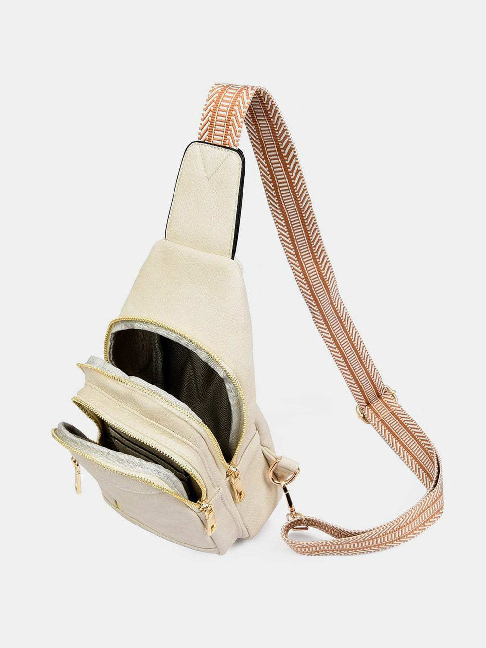 PU Leather Adjustable Strap Crossbody Bag - Trendsi - Flyclothing LLC
