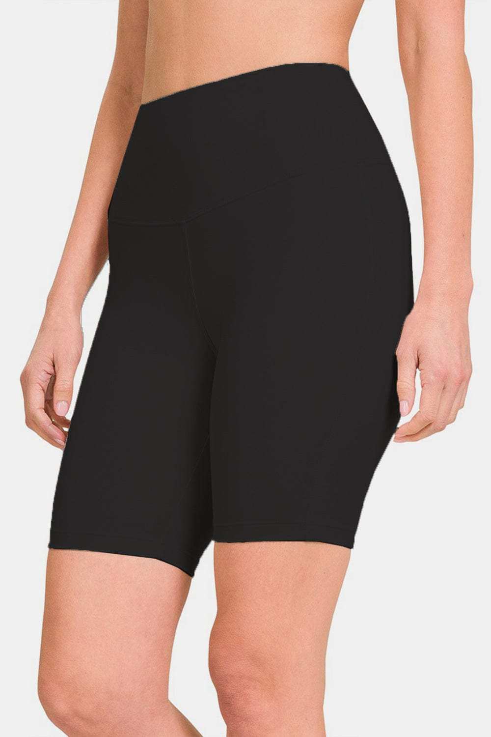 Zenana High Waist Active Shorts - Trendsi - Flyclothing LLC