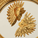 Titanium Steel Gold-Plated Earrings - Trendsi - Flyclothing LLC