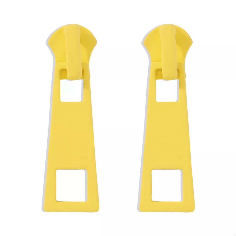 Colorful Zipper Drop Earrings - Trendsi - Flyclothing LLC