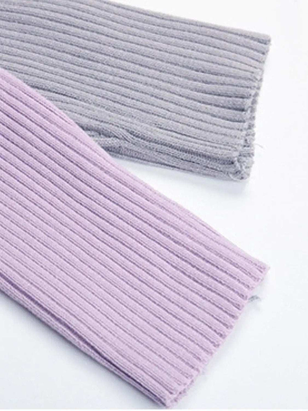 Contrast Button Up Long Sleeve Cardigan - Trendsi - Flyclothing LLC