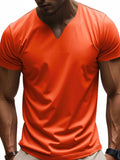 Men's Full Size Short Sleeve T-Shirt Plus Size - Trendsi - Flyclothing LLC
