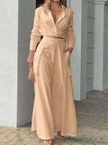 Full Size Long Sleeve Top and Pants Set Plus Size - Trendsi - Flyclothing LLC