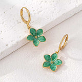 4 Piece Colorful Flower Drop Earrings - Trendsi - Flyclothing LLC