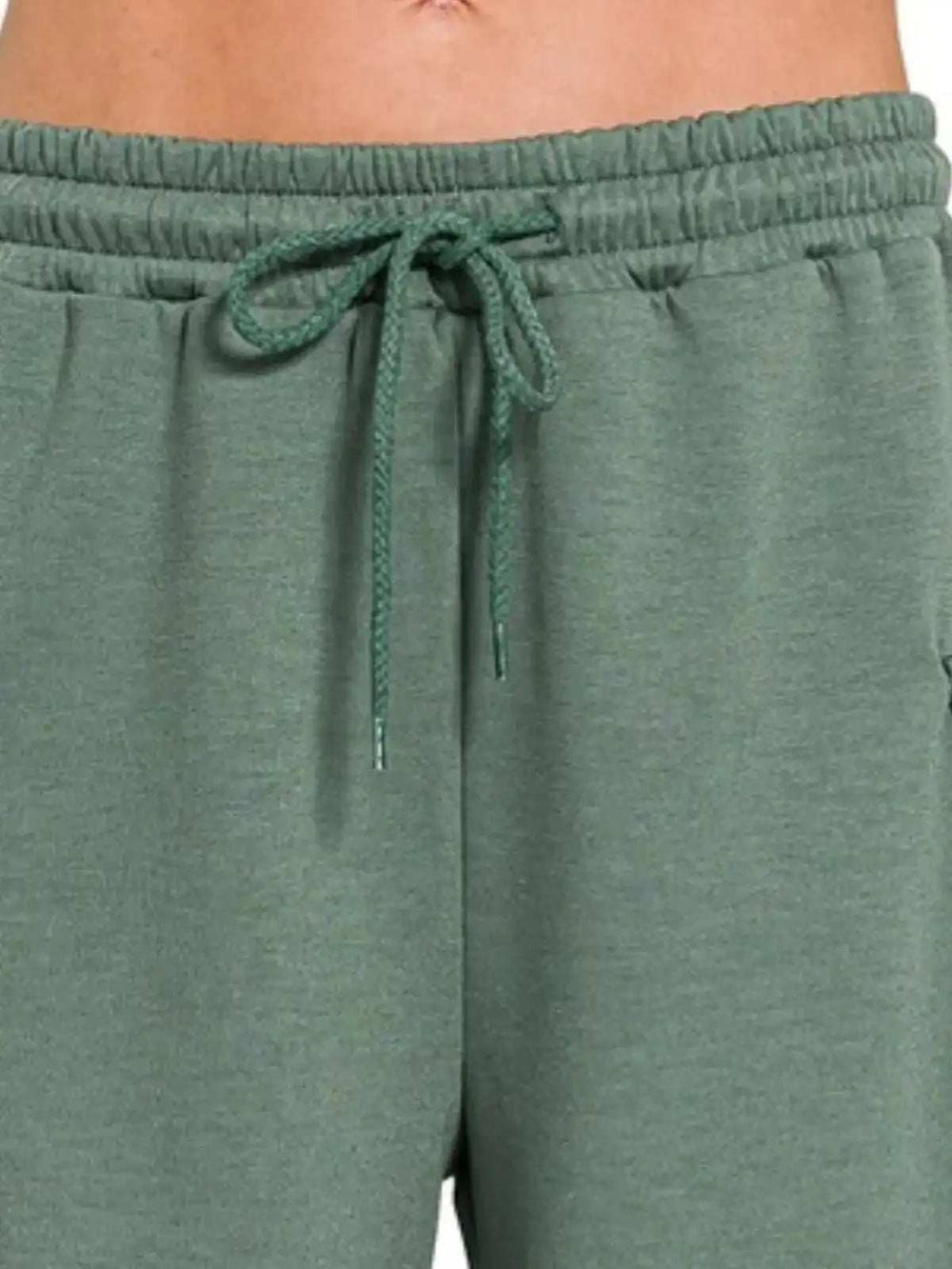 Zenana Scuba Thigh Pocket Shorts - Trendsi - Flyclothing LLC