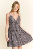 Jade By Jane Full Size Checkered Sleeveless Dress Plus Size - Trendsi - Flyclothing LLC