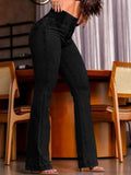 High Rise Bootcut Jeans - Trendsi - Flyclothing LLC