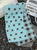 Star Plaid Plush Scarf - Trendsi - Flyclothing LLC