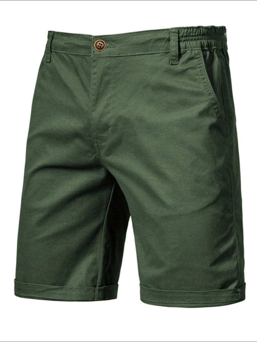 Men's Elastic Waist Shorts with Pockets - Trendsi - Flyclothing LLC