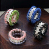 Brass Yarn-Wrapped Open Ring - Trendsi - Flyclothing LLC