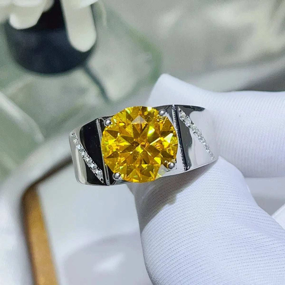 5 Carat Moissanite 925 Sterling Silver Ring - Trendsi - Flyclothing LLC